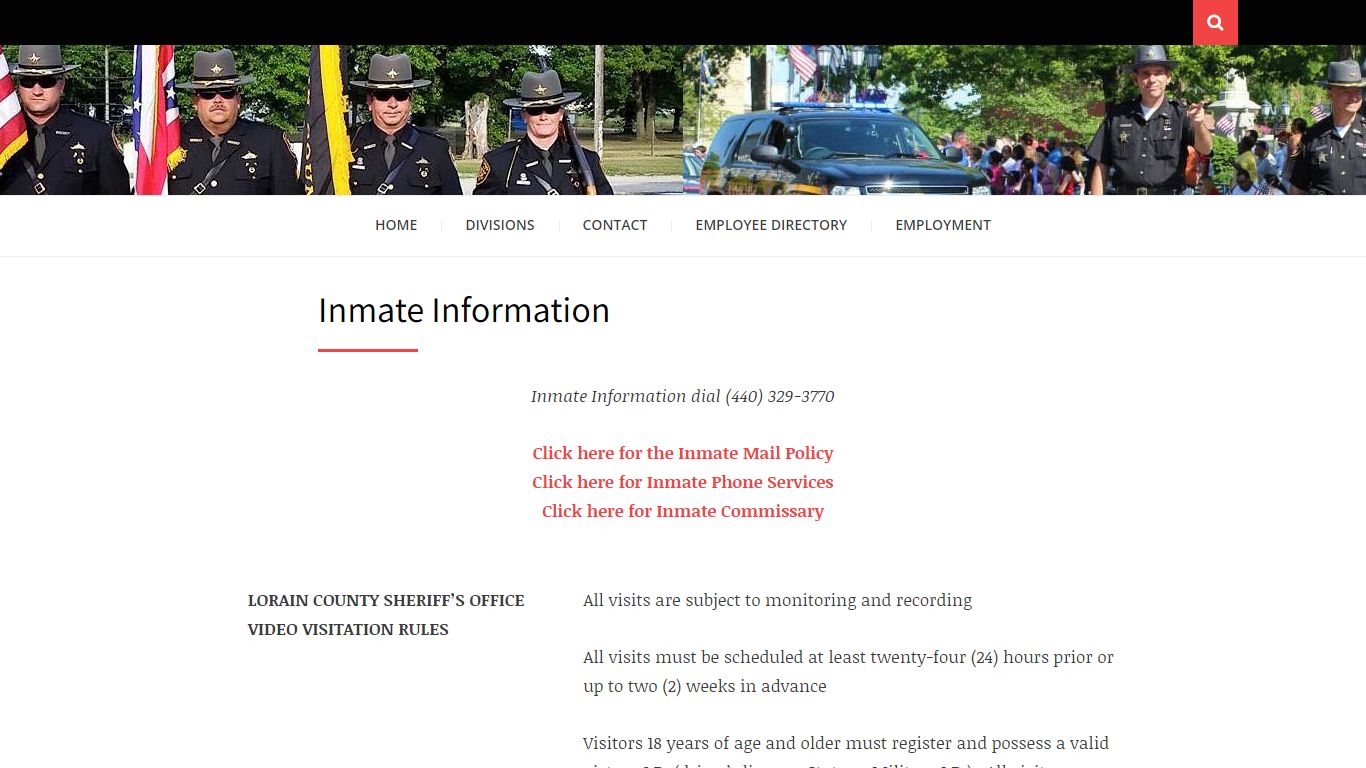 Inmate Information - Lorain County Sheriff's Office