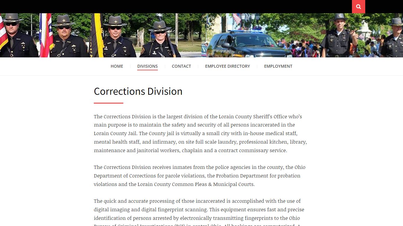 Corrections Division - Lorain County Sheriff's Office